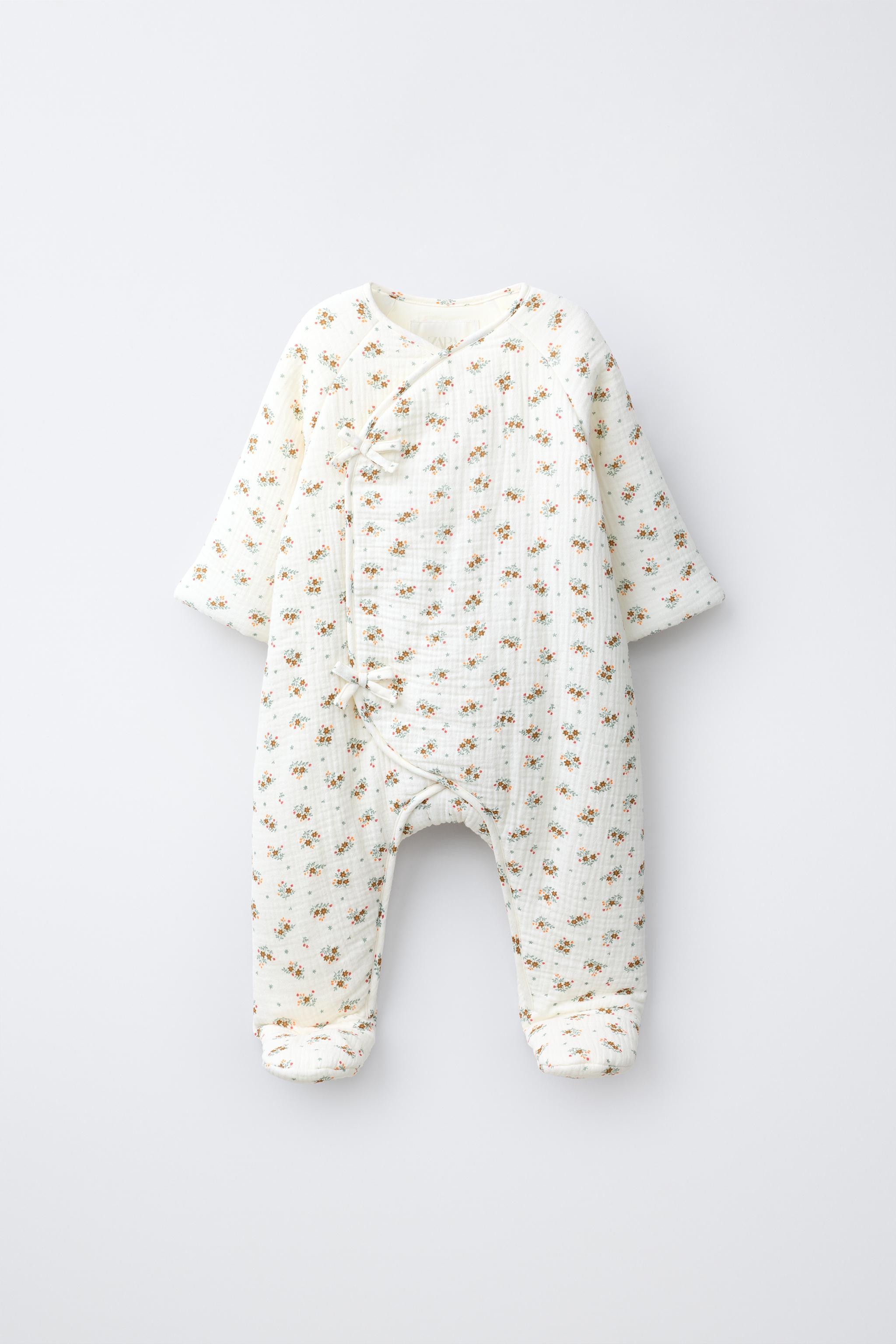 QUILTED FLORAL TEXTURED ALL-IN-ONE | Zara UK