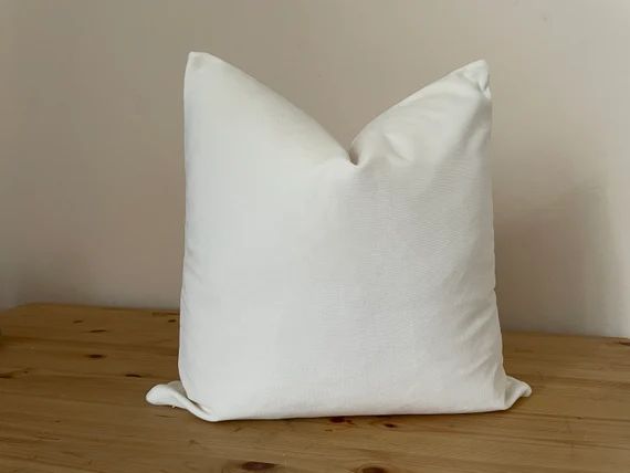 Ivory White Velvet Pillow Cover Christmas Pillow off White - Etsy | Etsy (US)