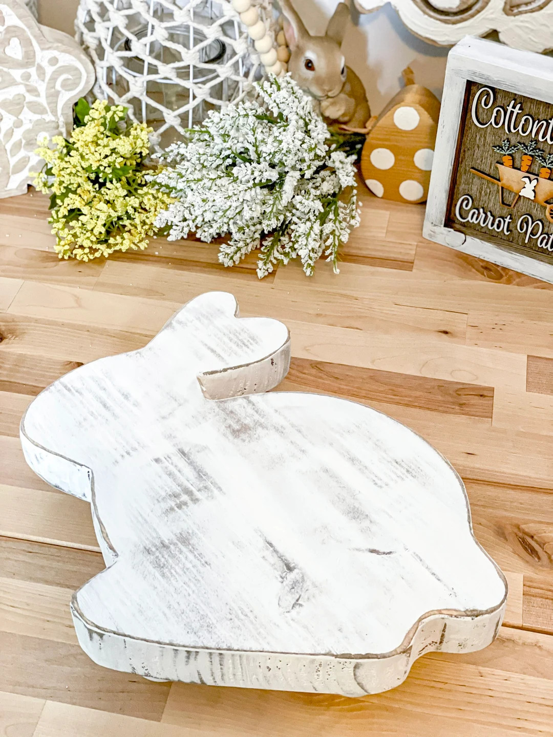 Bunny shaped riser, riser, farmhouse riser, pedestal riser, bunny, Easter decor, spring decor, sp... | Etsy (US)