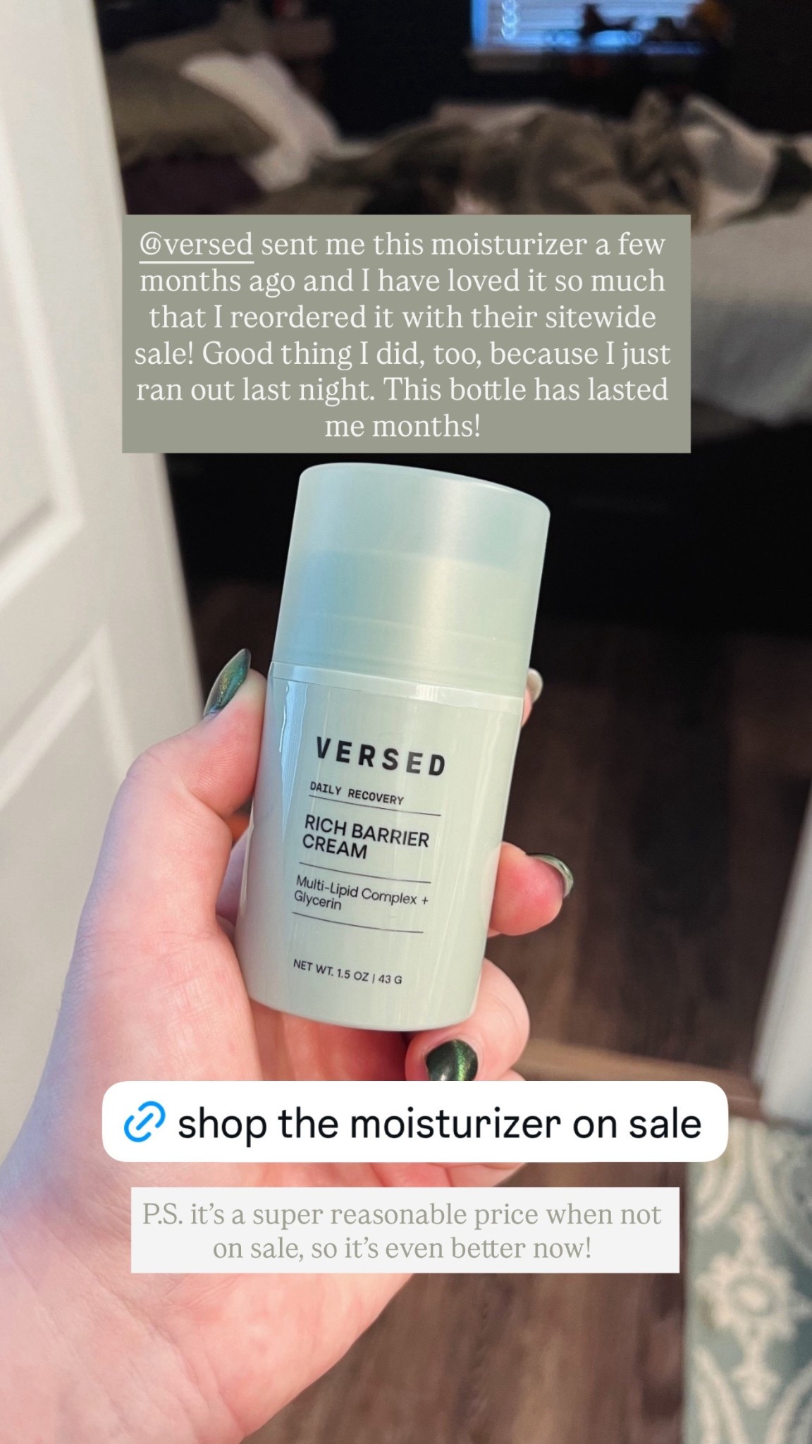 A great moisturizer for sensitive or acne prone skin now on sale! Super reasonable at full price, even better with 25% off! 

#LTKCyberWeek #LTKBeauty #LTKSaleAlert
