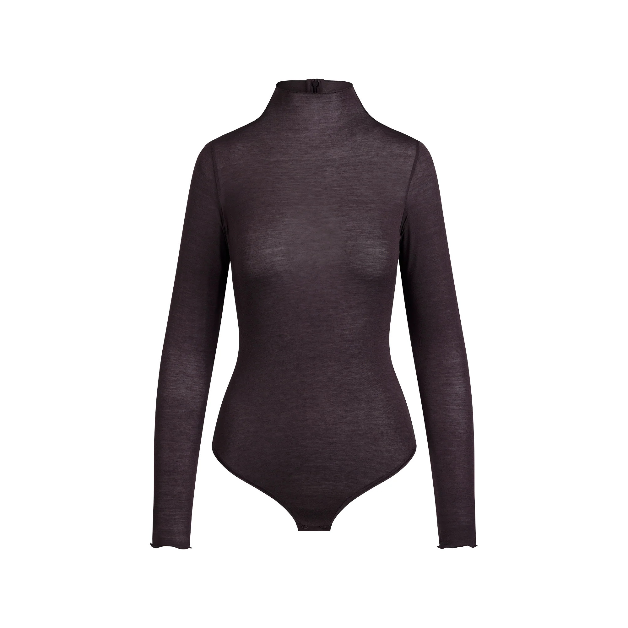 SHEER MODAL LONG SLEEVE TURTLENECK BODYSUIT | PHOENIX | SKIMS | SKIMS (US)