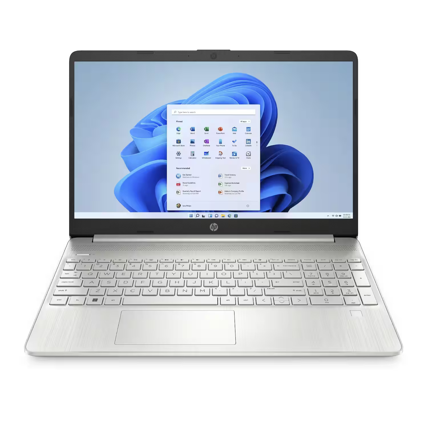 HP - 15.6"" FHD Laptop - Intel Core i3-1215U 12th Gen with 8GB Memory - 256GB SSD - Silver | Best Buy U.S.