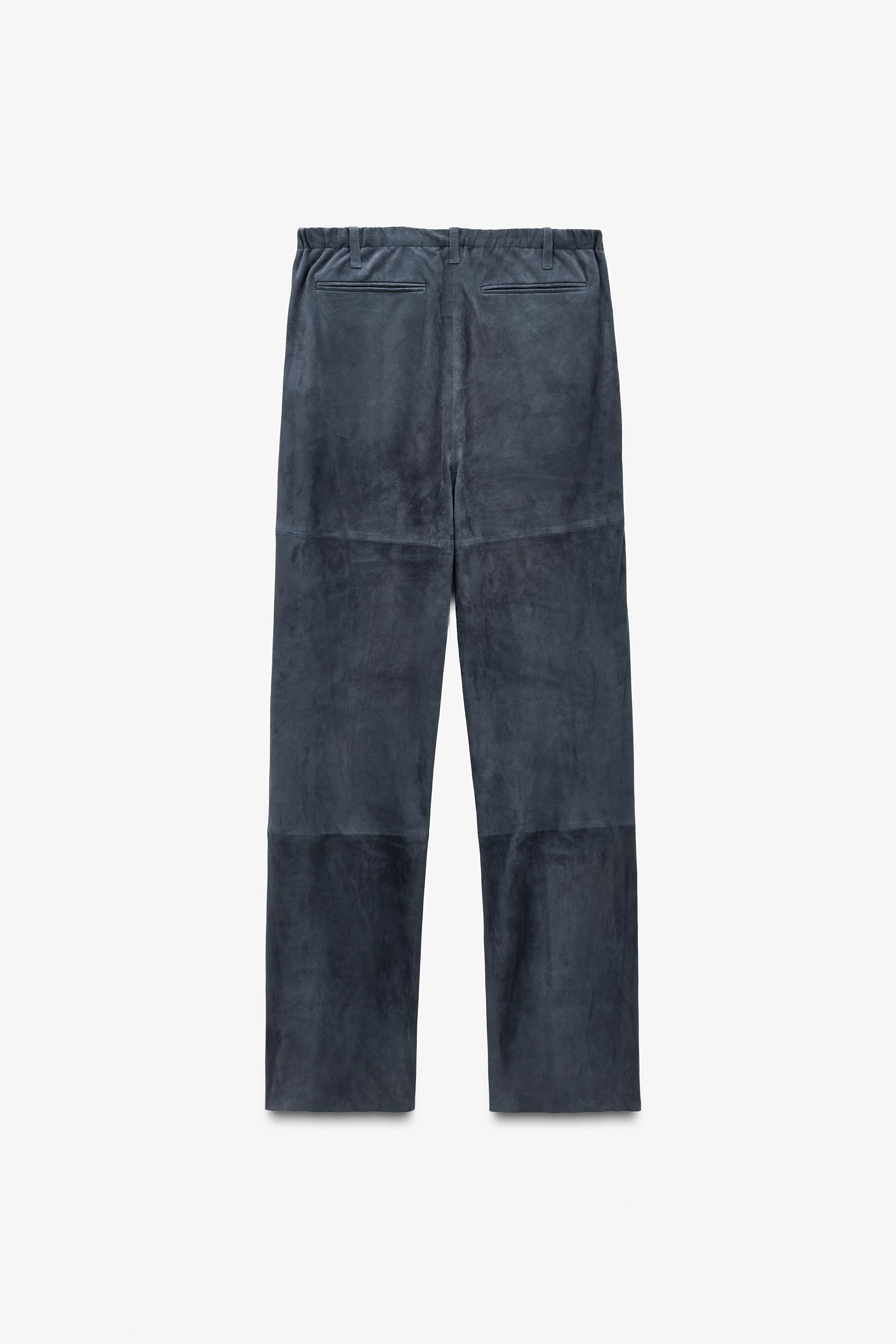 LIMITED EDITION SUEDE LEATHER TROUSERS | Zara UK