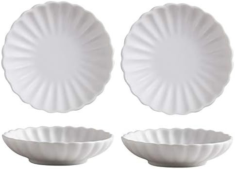 Gaolinci 3.5 Inches Flower Shape Ceramic Sauce Dish,Mini Side Seasoning Dish,Condiment Dishes/Sus... | Amazon (US)