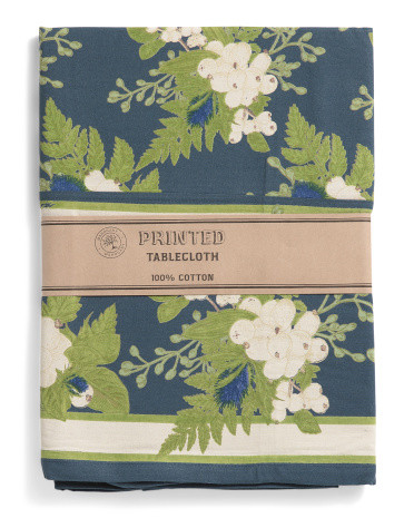 Cotton Snow Berry Tablecloth | TJ Maxx