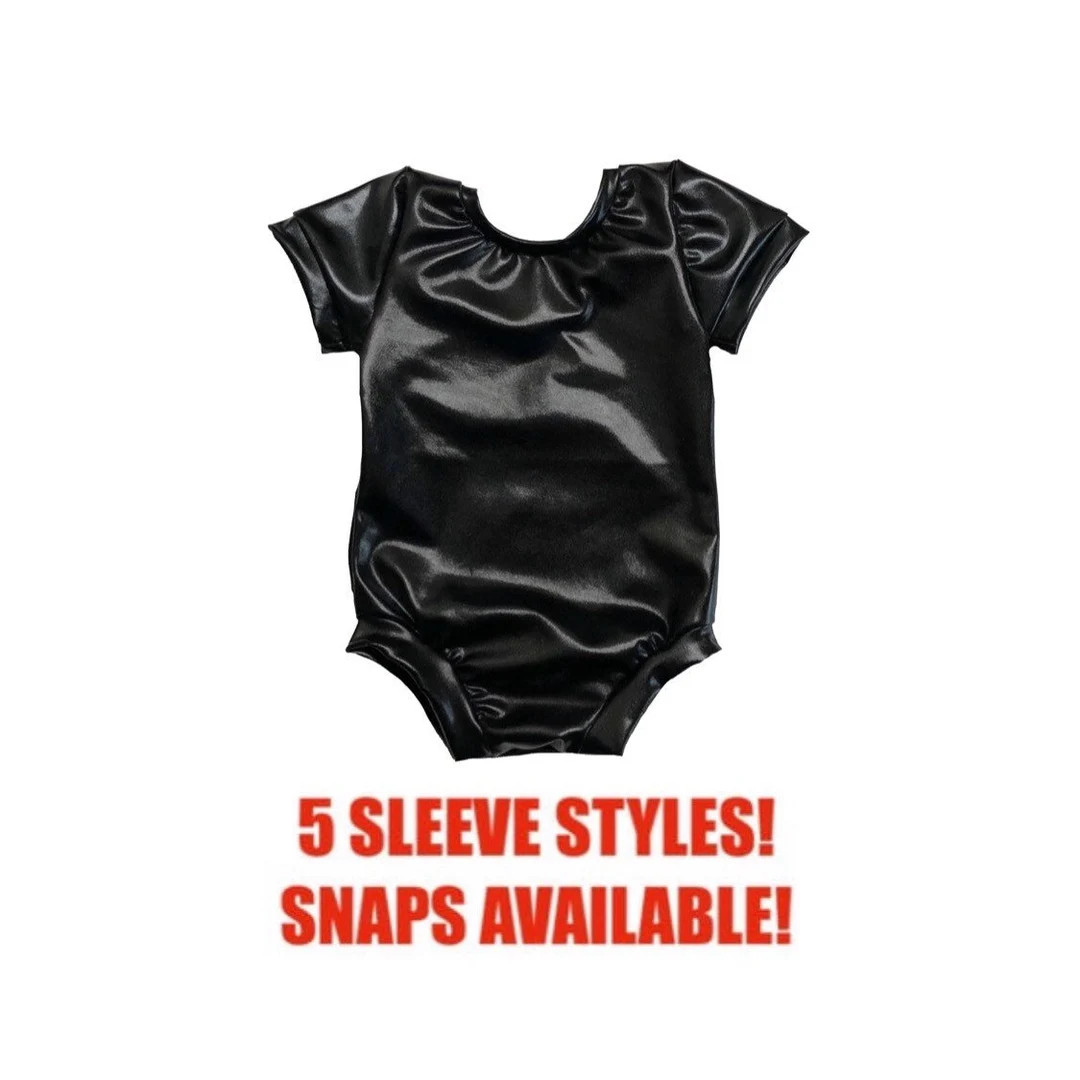 Black Leotard metallic Leotard, Baby Leotard, Toddler Leotard, Dance Leotard, Solid Leotard, Blac... | Etsy (US)