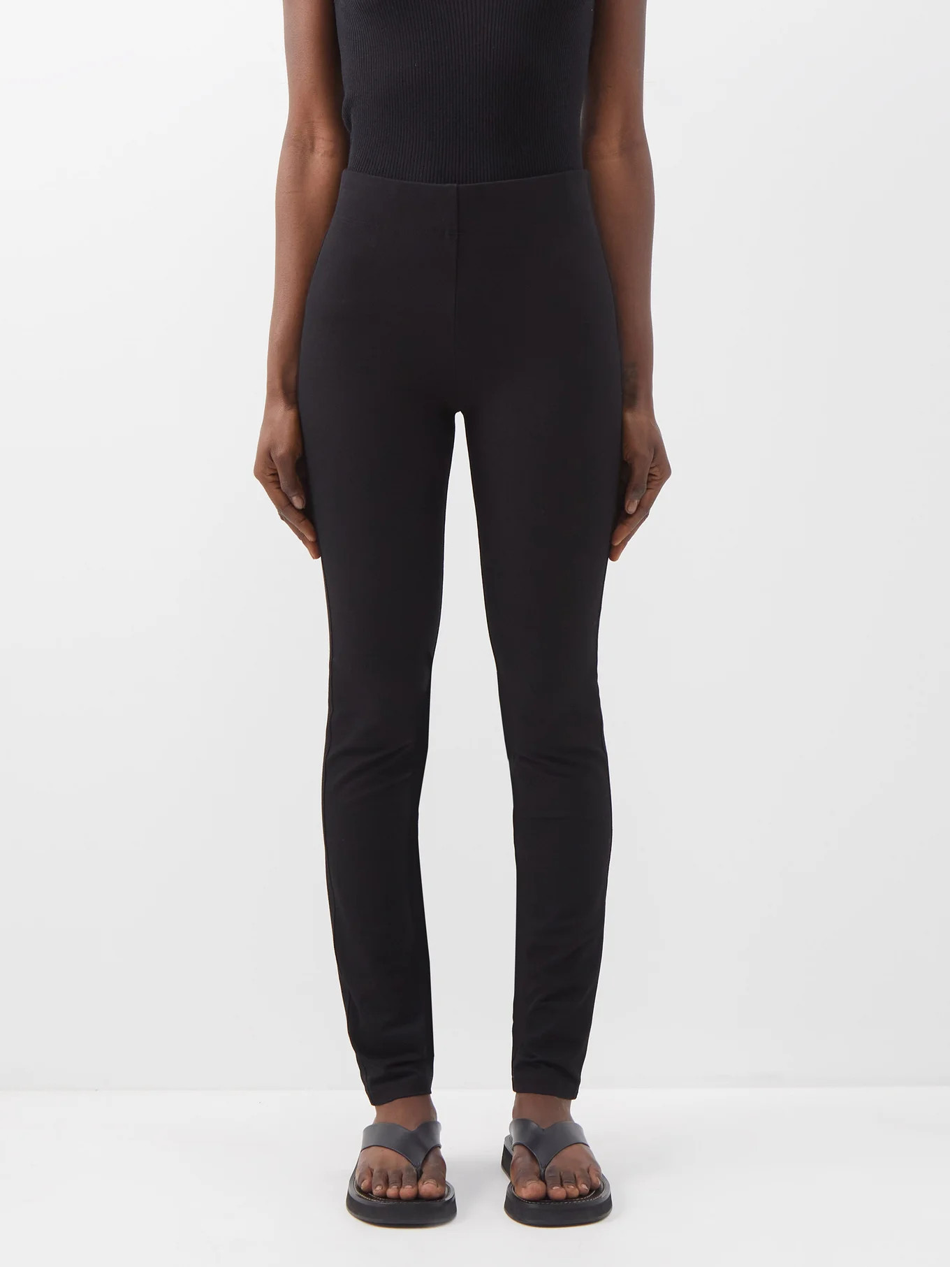 High-rise gabardine leggings | Matches (UK)