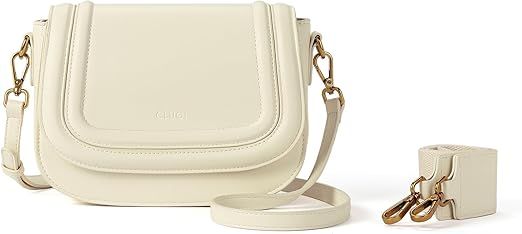 CLUCI Small Purses for Women Trendy,Vegan leather Shoulder Bag Crossbody Bags for Women With 2 Sh... | Amazon (US)