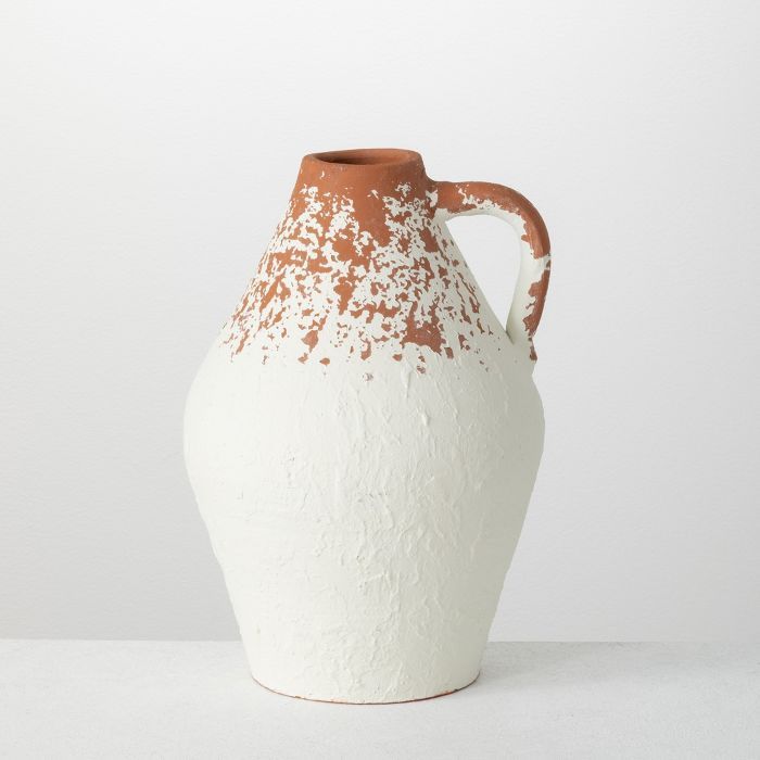 Sullivans Ceramic Tall Speckled Pot Vase 13"H Off-White | Target