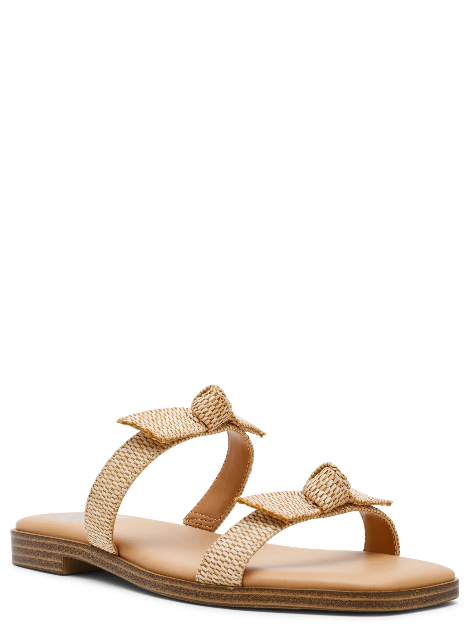 DV Dolce Vita Women's Medford Two Strap Bow Flat Sandal | Walmart (US)