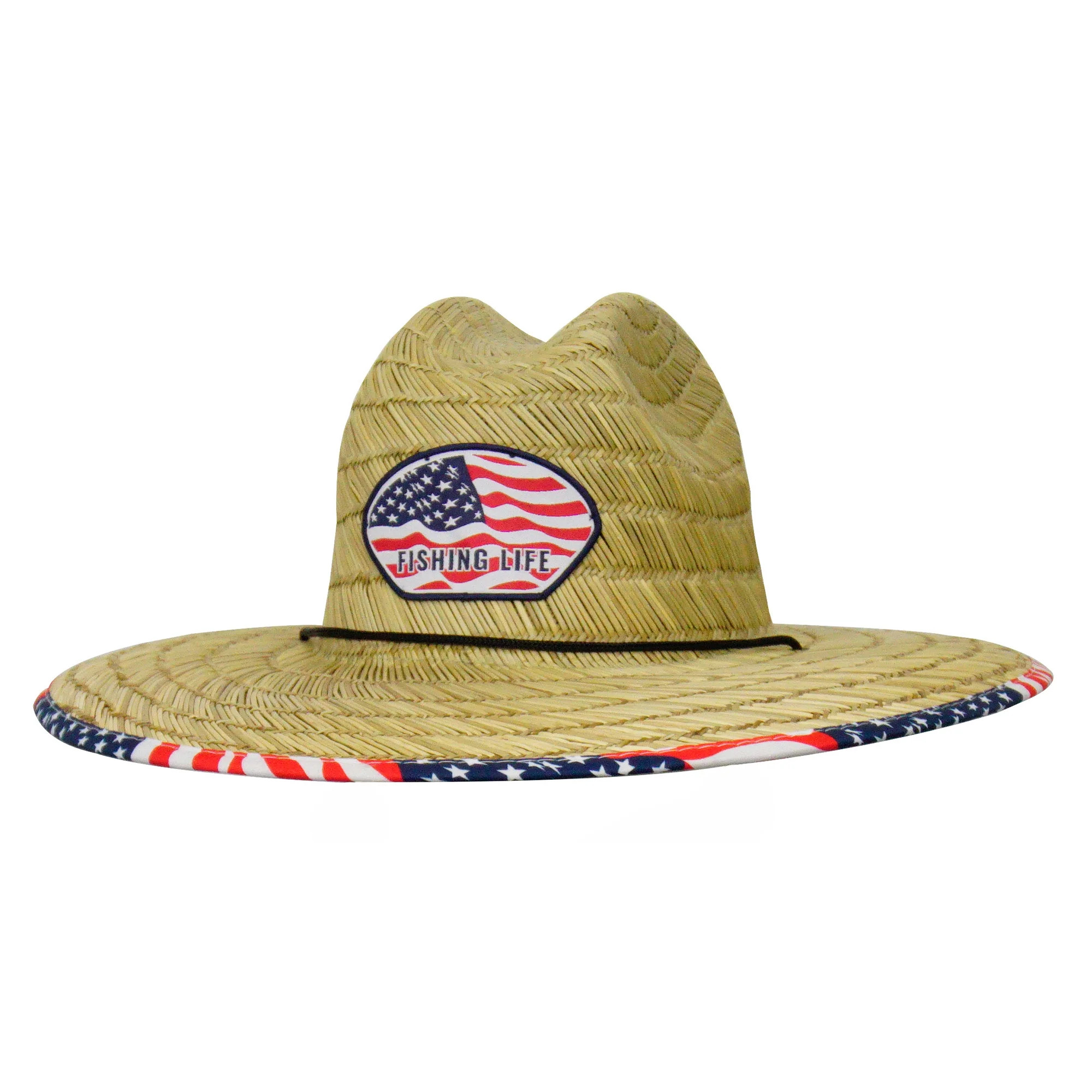 Fishing Life USA Straw Lifeguard Hat - Straw, Adult Unisex | Walmart (US)