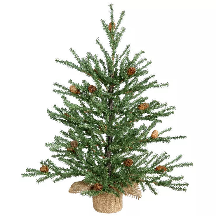 Vickerman Carmel Pine Artificial Christmas Tabletop Tree | Target