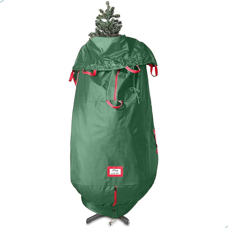 Upright Christmas Tree Storage Bag - Heavy Duty Tear Proof 600D/ Inside PVC Material for Extra Du... | Amazon (US)