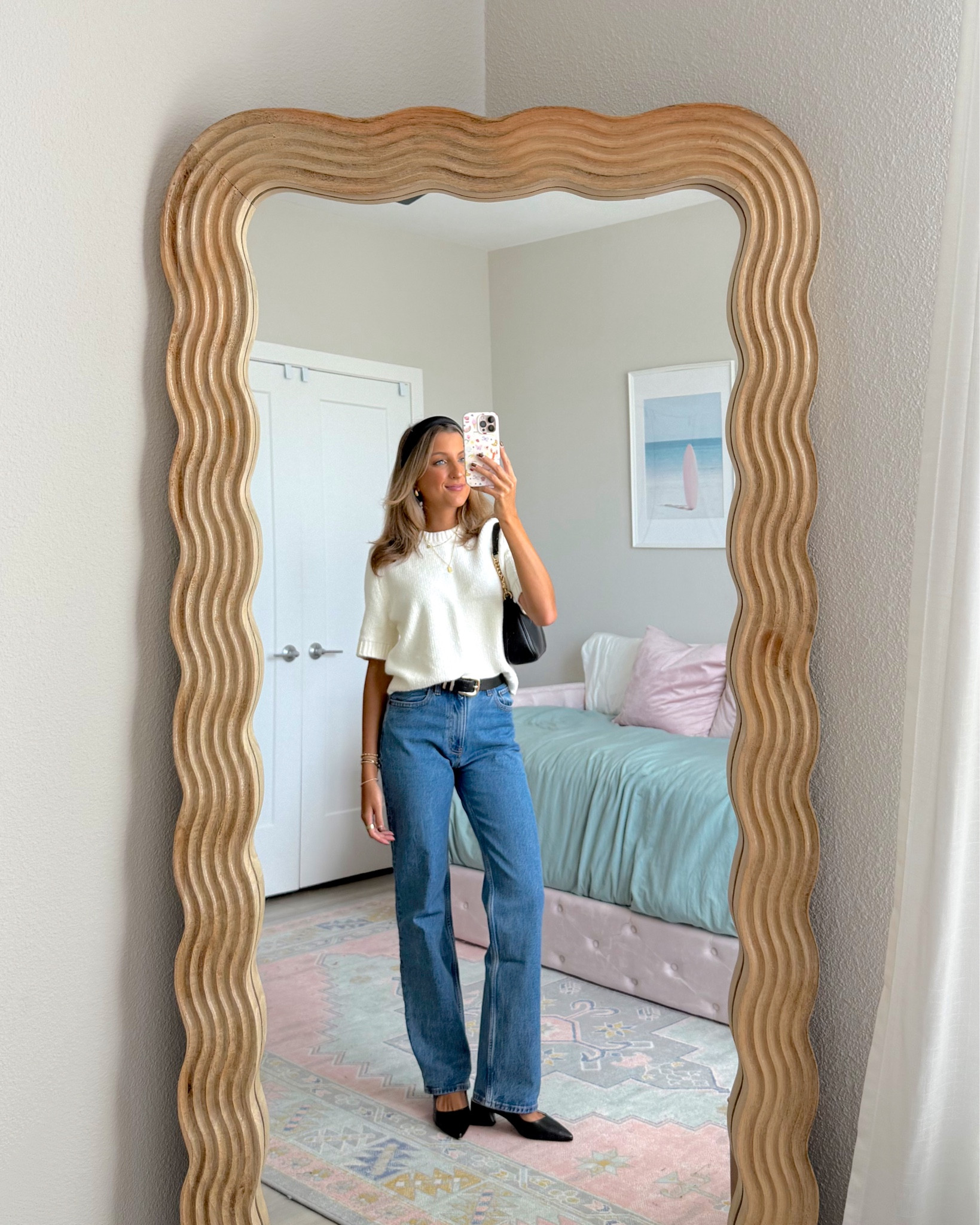 fall outfit ideas from Abercrombie 🤎🍁 wearing a 24 regular in these jeans and an XS in the top - cutest business casual outfit 

#LTKU #LTKSaleAlert