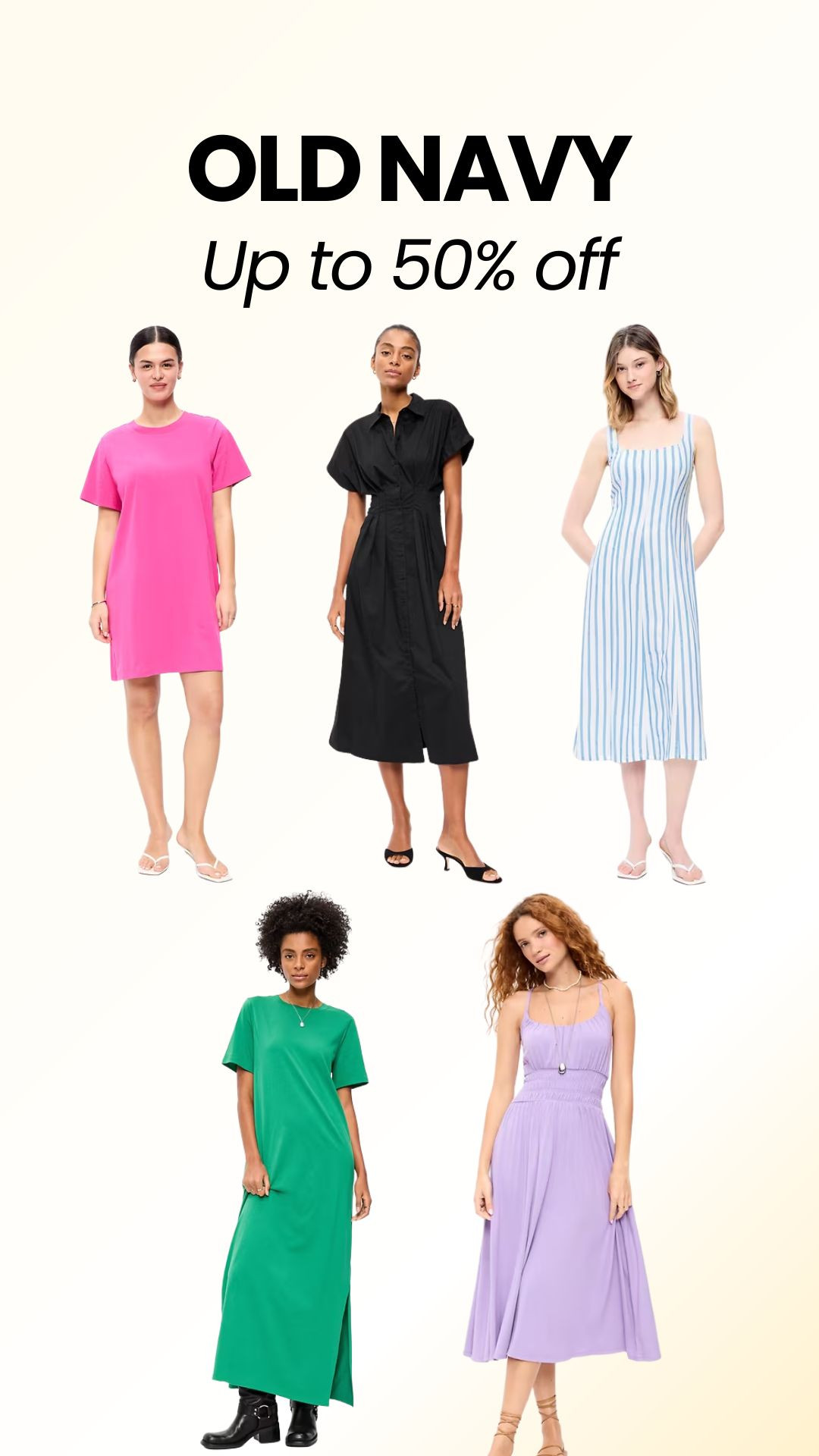 Update your summer wardrobe during Old Navy’s sale this weekend. Dresses are up to 50% off.
#summeroutfit #resortwear #vacationoutfit

#LTKSeasonal #LTKTall #LTKSaleAlert