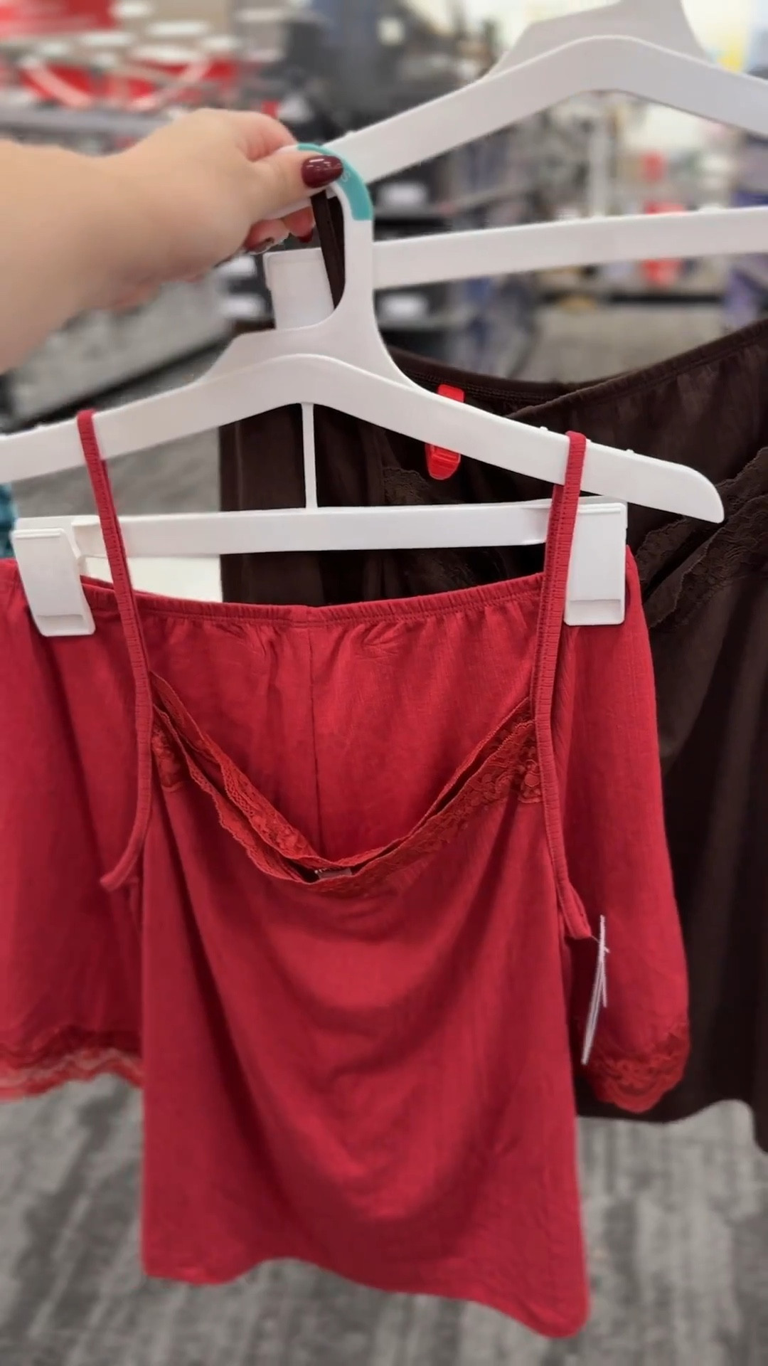 The cutest dainty pj sets 🤭 in love with all of the little details! Love that you can buy different items to mix and match also! 😌☁️
•
•
•
•
#affordableclothes #targetstyle #targetfinds #targetfashion #targetdoesitagain #targetaddict  #targetforthewin #targetfind #targetclothes #targetoutfit #targetstyles #targetfashionfinds #foundattarget #casualstyle #sharemytargetstyle #fallfashion #fallstyle #fallclothes #fallclothing