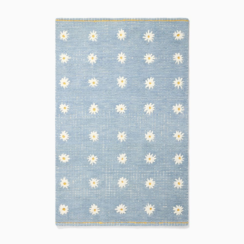 Daisy Grid Rug | West Elm (US)