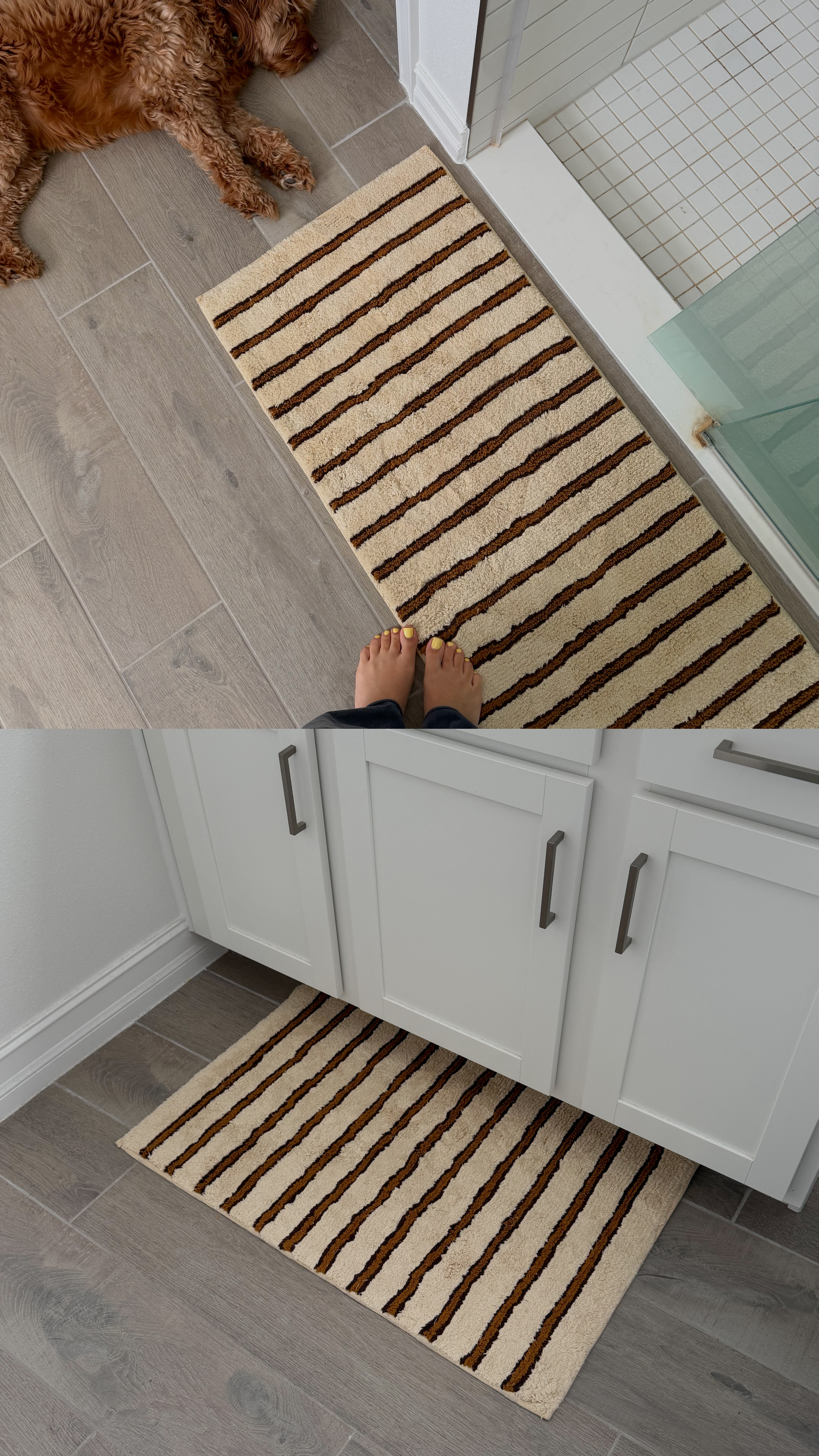 new bath mats from house of noa <3 love the pattern! 

 #LTKselfcare #LTKSeasonal #LTKHome