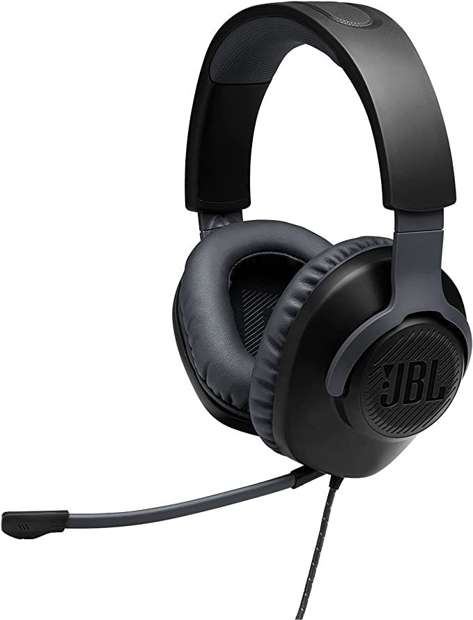 JBL Quantum 100 - Wired Over-Ear Gaming Headphones - Black, Large | Amazon (US)