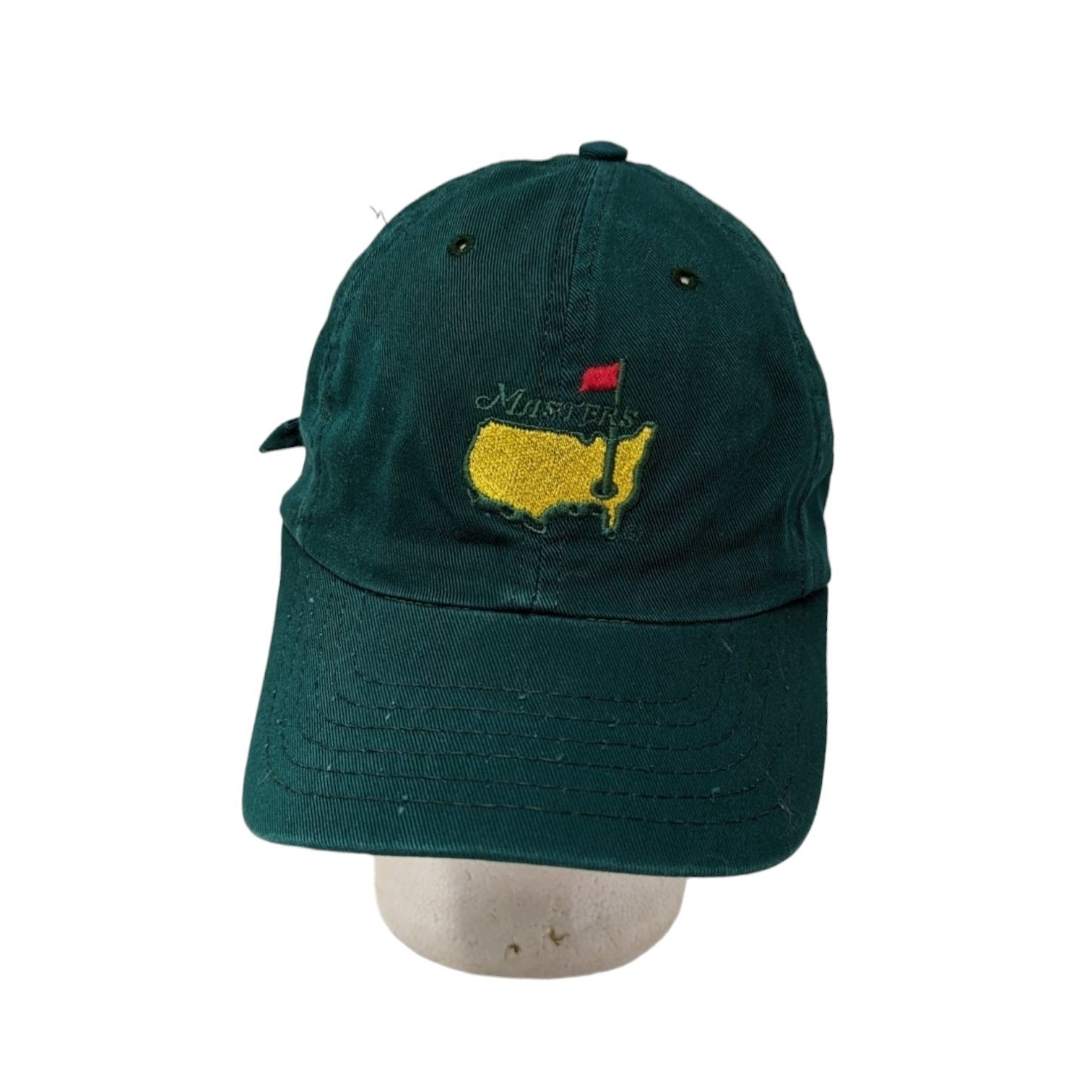 Masters by American Needle Augusta Georgia Strap Buckle Back Green Golf Cap Hat | Bonanza (Global)