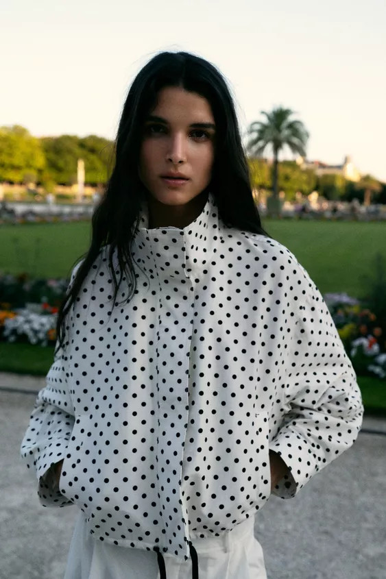 POLKA DOT PUFFER JACKET | Zara US