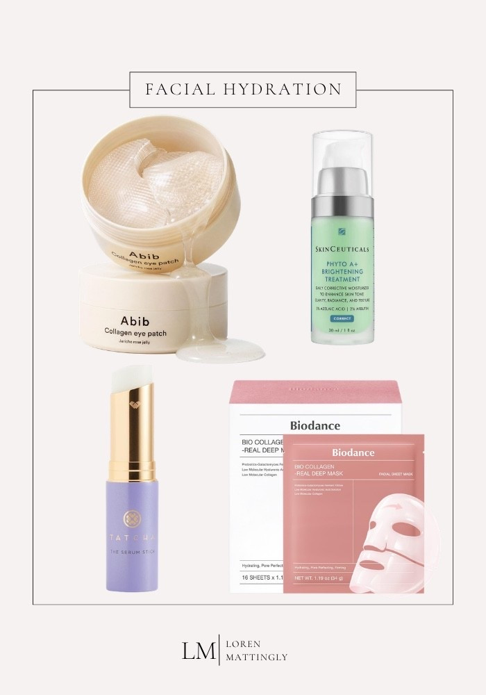 Facial hydration in the summer is something I don't think we talk about enough, because the heat, the sun, and the AC you're walking in and out of all day are all pulling moisture out of your skin constantly and most of us are just not keeping up with it.

These are the four products I have been reaching for on repeat and y'all, my skin has felt so much better since I got consistent with all of them. The Abib collagen eye patches are my little morning treat, the SkinCeuticals brightening treatment has been a game changer for my skin tone, the Tatcha serum stick is perfect for on the go, and the Biodance Bio Collagen mask is something I do a couple times a week when I actually want my skin to feel like skin again.

Summer is not the time to skip your skincare routine, it's the time to double down on it, and these four make it really easy to do that without a whole lot of effort.
All linked for you! 🤍 

xo, Loren

#skincare #ltkskincare #hydration #summer #ltksummer

#LTKgrwm