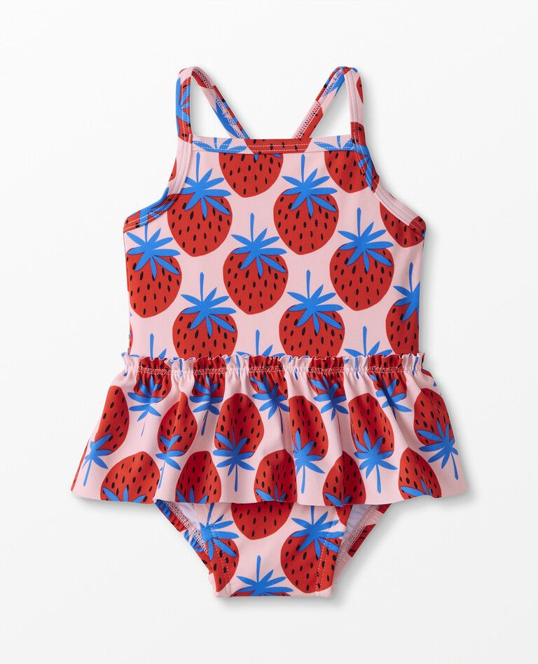 Baby Recycled Skirted One Piece Swimsuit | Hanna Andersson