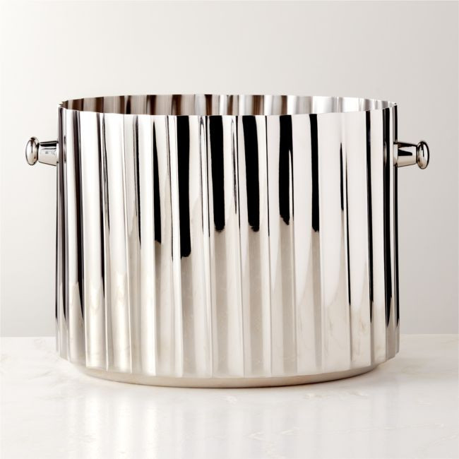 Milano Stainless Steel Champagne Bucket | CB2