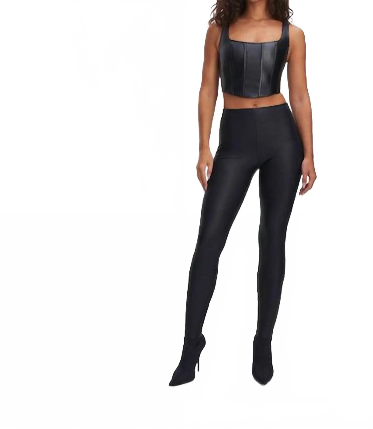 Better Than Leather Legging In Black | Shop Simon