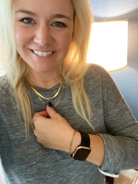 Living in and loving my gold stainless steel jewelry from The Golden Thread! Enter code: PHR at checkout for a discount! 

#LTKstyletip #LTKunder50 #LTKworkwear