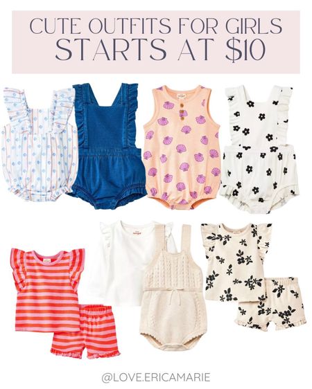 Cute Outfits For Baby/Toddler Girls at Target
Starts at $10! 
#Target #BabyOutfit 

#LTKGiftGuide #LTKbaby #LTKkids