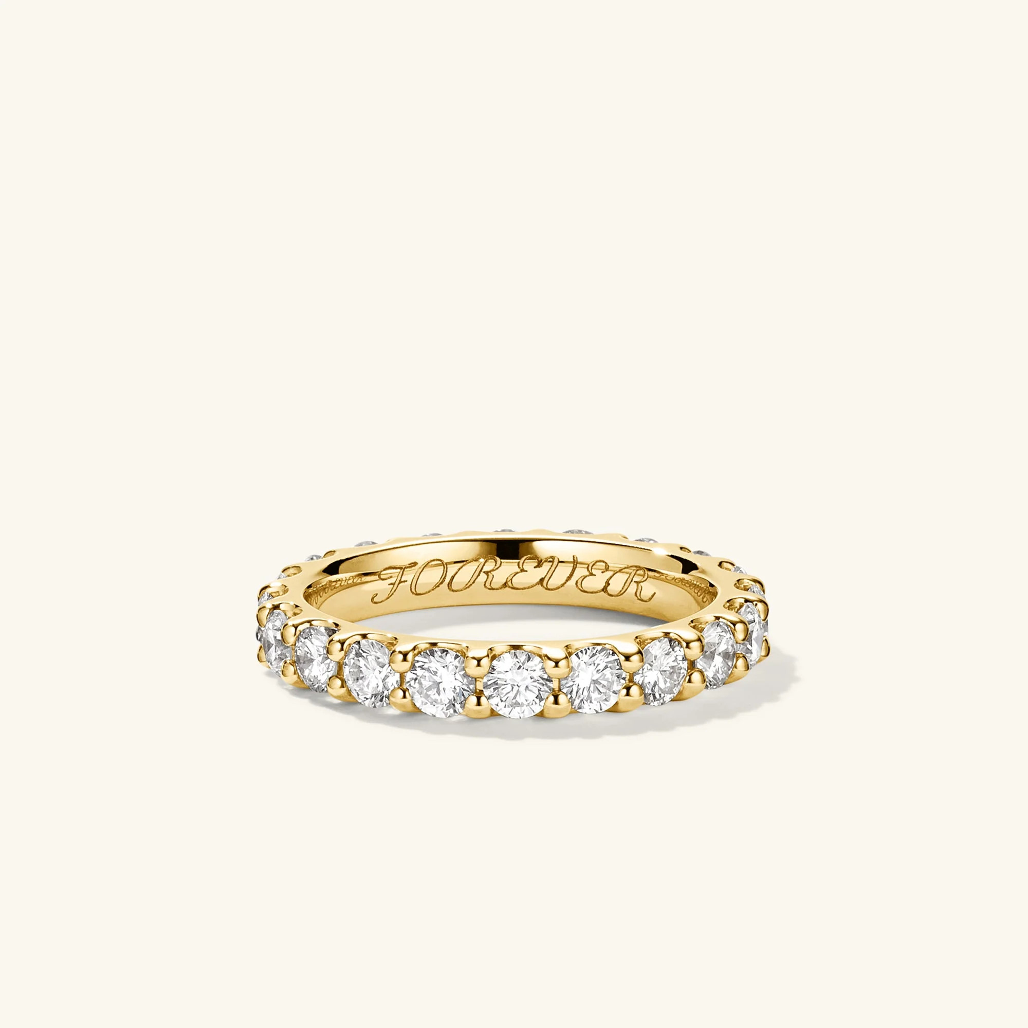 3mm Bold Diamond Eternity Band | Mejuri Fine Crew
