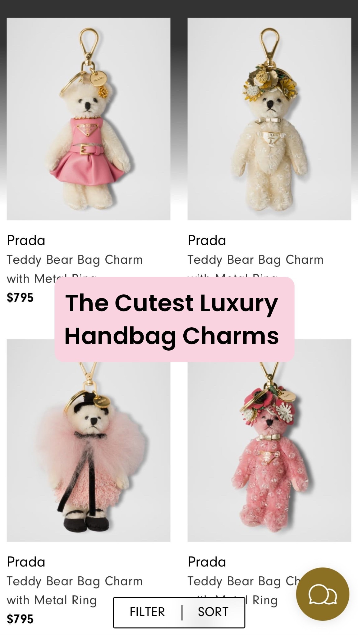 Bye bye Labubo, Hello Prada! These are adorable & luxurious handbag charms worthy of attaching to your favorite bag. Collect them all!

#LTKMidsize #LTKStyleTip #LTKItBag