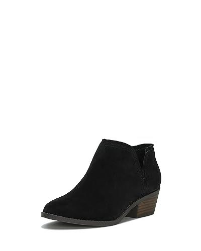 Lucky Brand Women's Ferolia Bootie Ankle Boot, Black, 11 | Amazon (US)