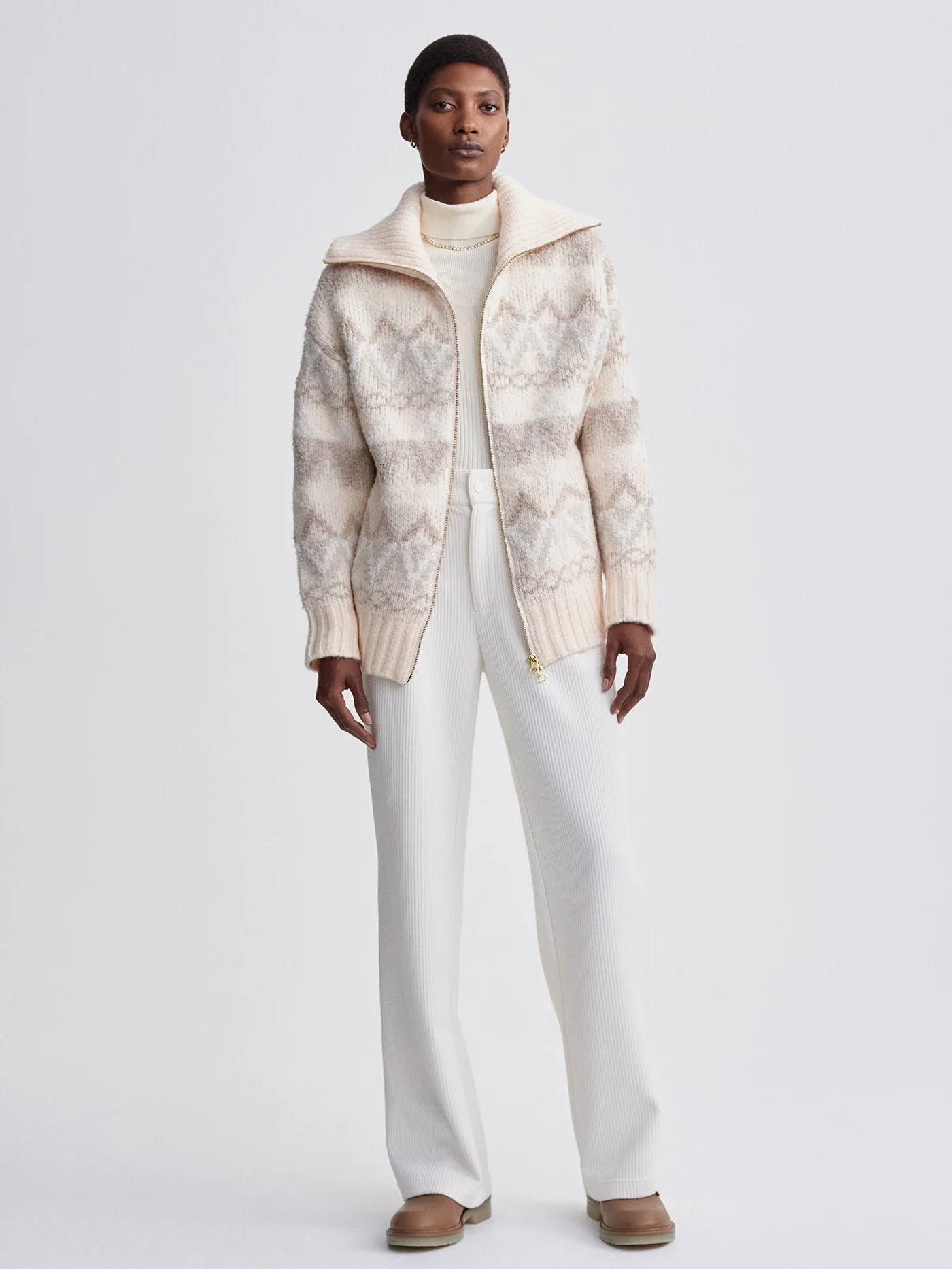 Brooke Fairisle Knit Jacket | Varley US