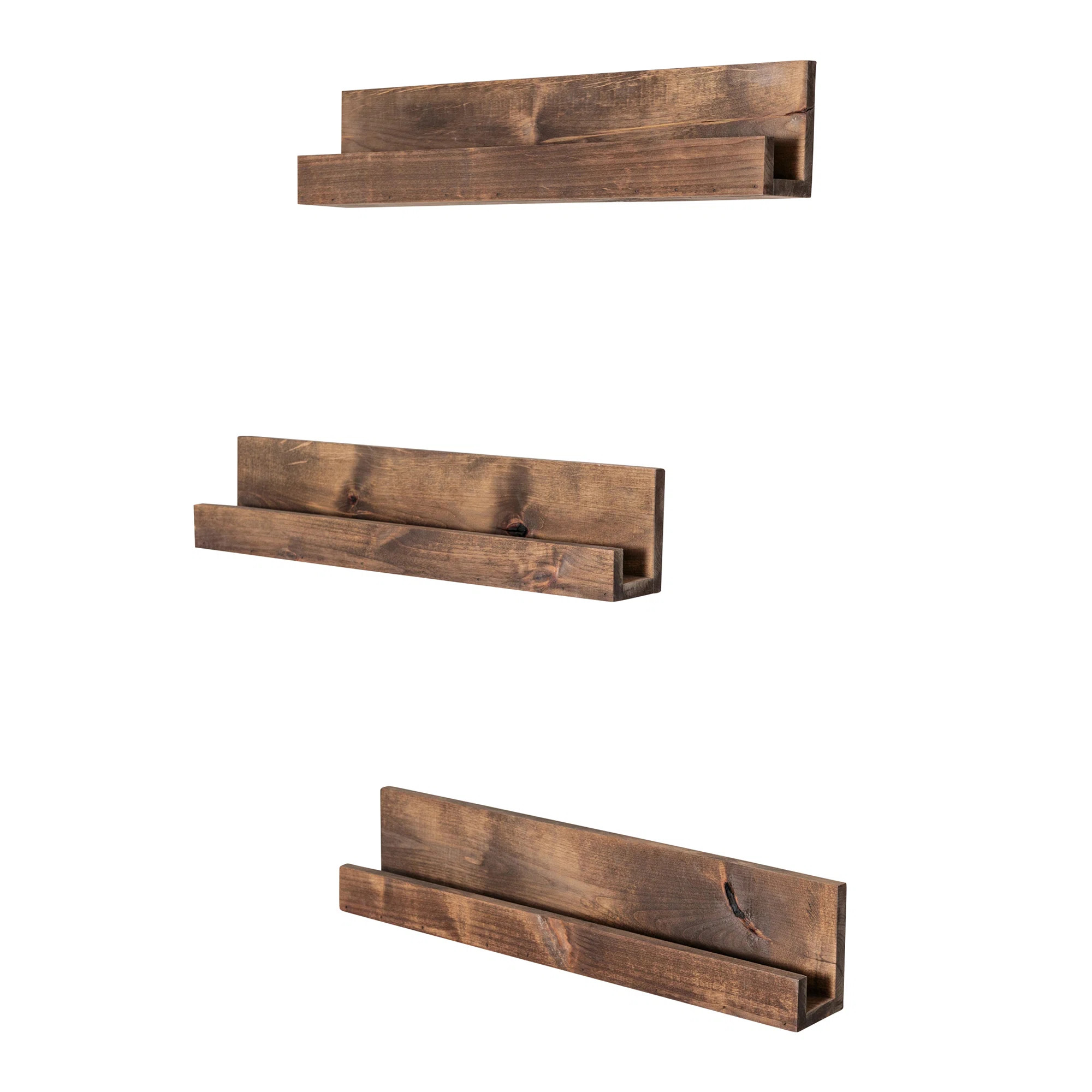 Rutter Three Posts™ Baby & Kids 4'' H X 28'' W Solid Wood Alder Chip Resistant Floating Shelf K... | Wayfair North America