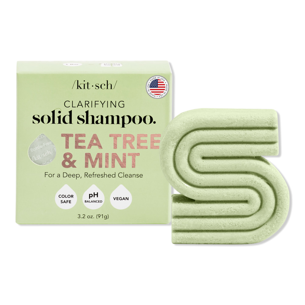 Kitsch Tea Tree & Mint Clarifying Hair Shampoo Bar | Ulta