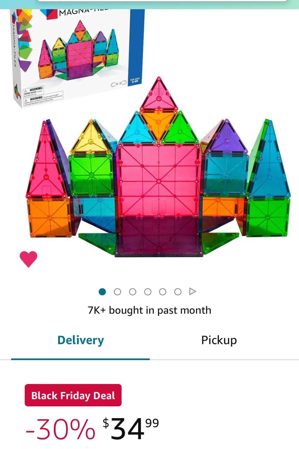 30% of Magnatiles on Amazon! Such. A fun toy for kids 

#LTKCyberWeek #LTKGiftGuide #LTKkids