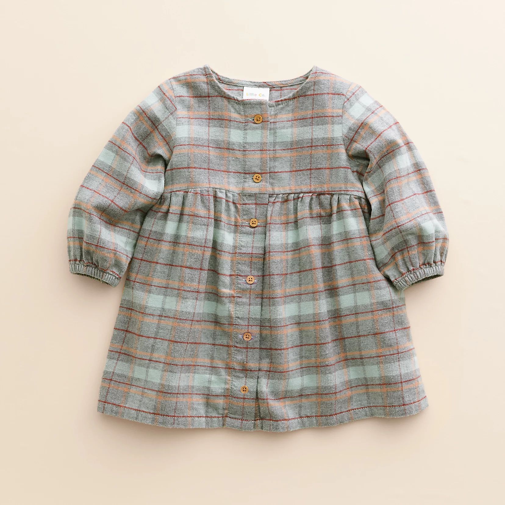 Baby & Toddler Girl Little Co. by Lauren Conrad Organic Flannel Dress | Kohl's