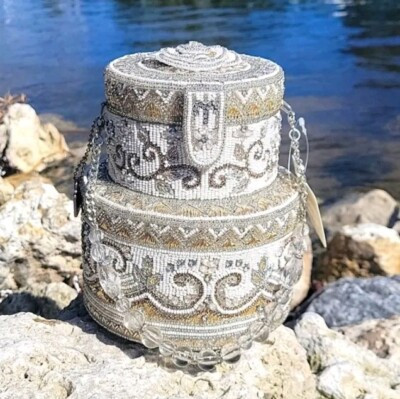 Mary Frances Layers of Love Top Handle Cake Handbag | eBay US