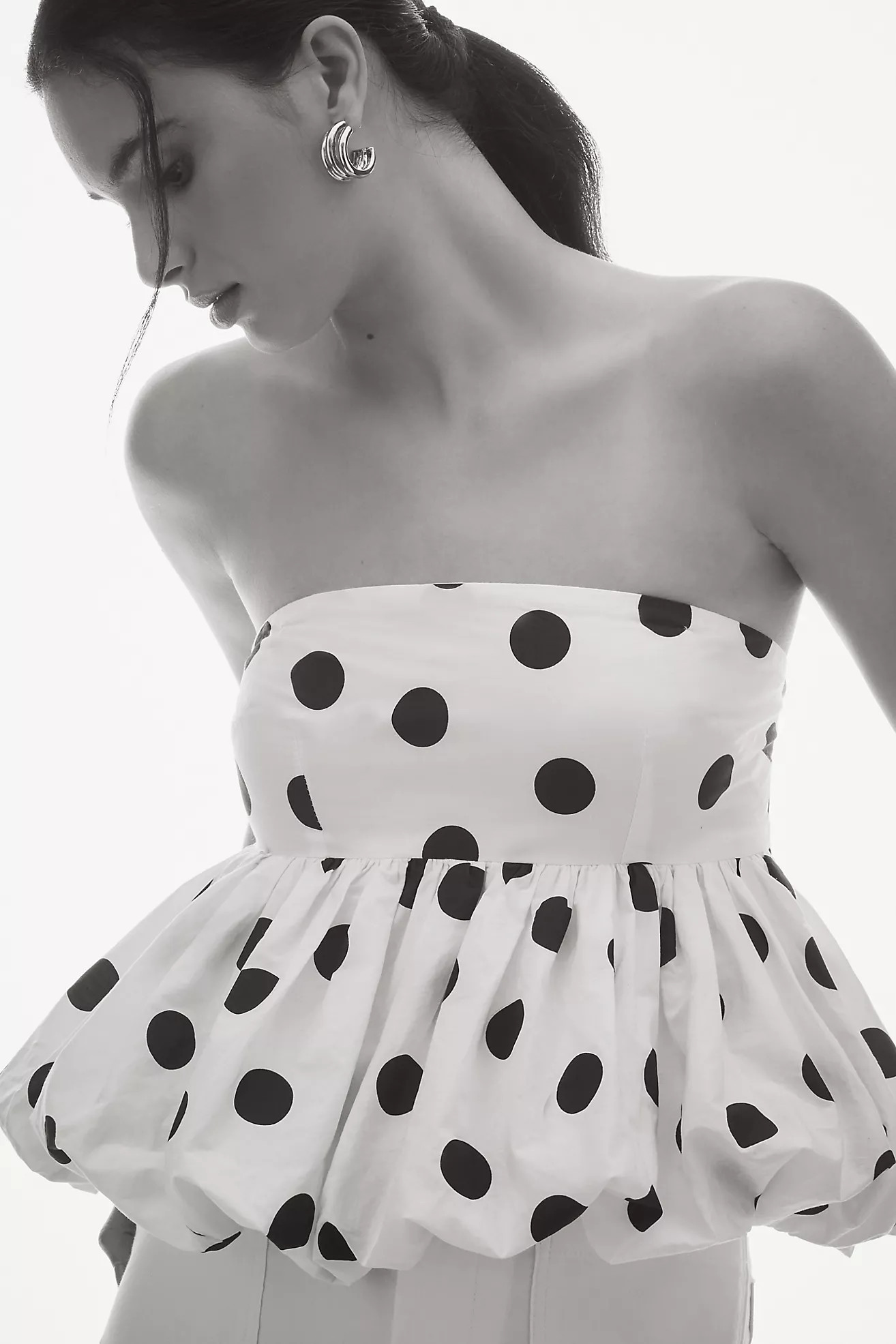 Maeve Sleeveless Babydoll Bubble Blouse | Anthropologie (US)