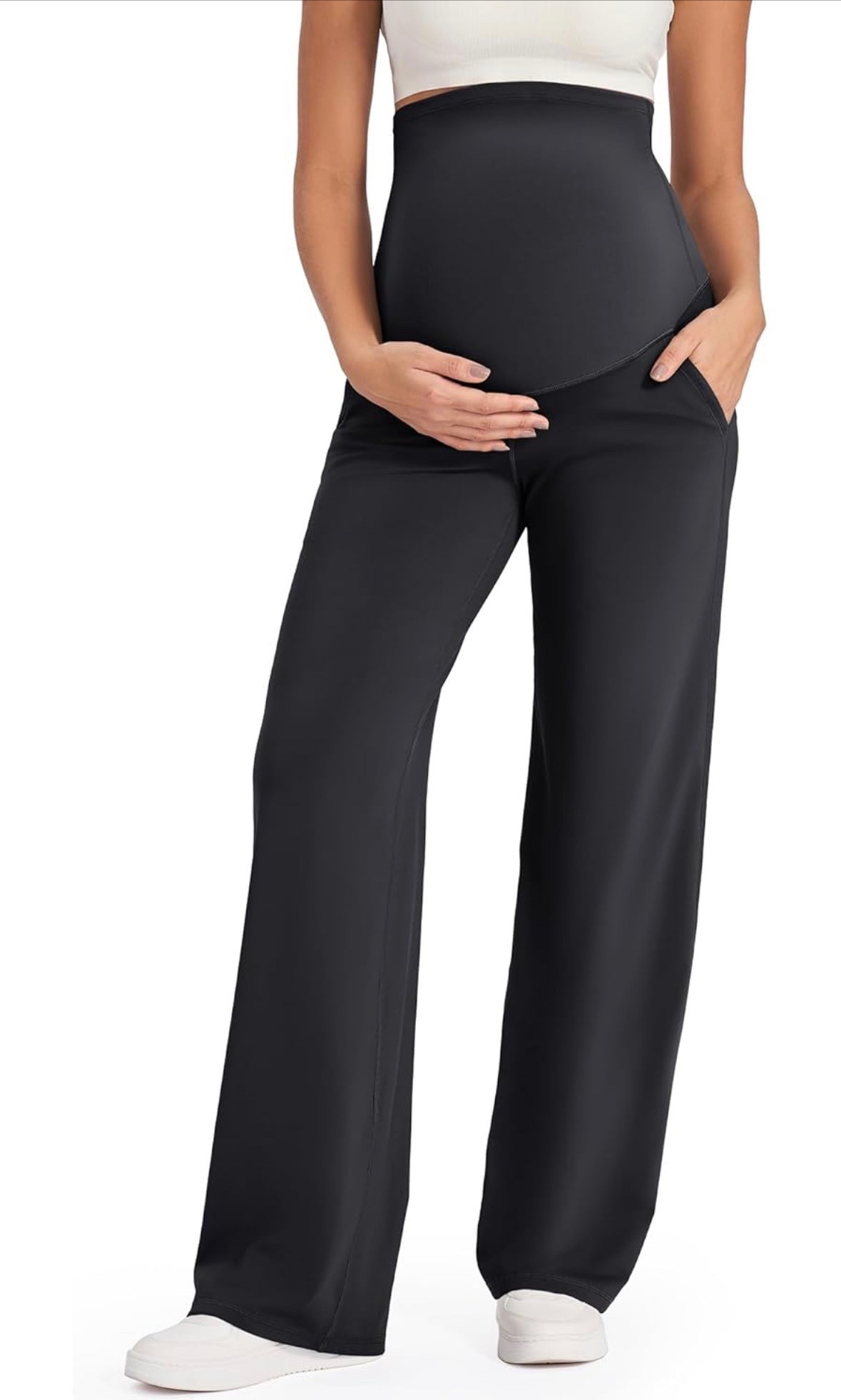 A pregnancy must have: these maternity pants! In every color! They are cute enough to dress up for work, etc. but are still so comfy!

#LTKdayinmylife #LTKmomlife #LTKBump