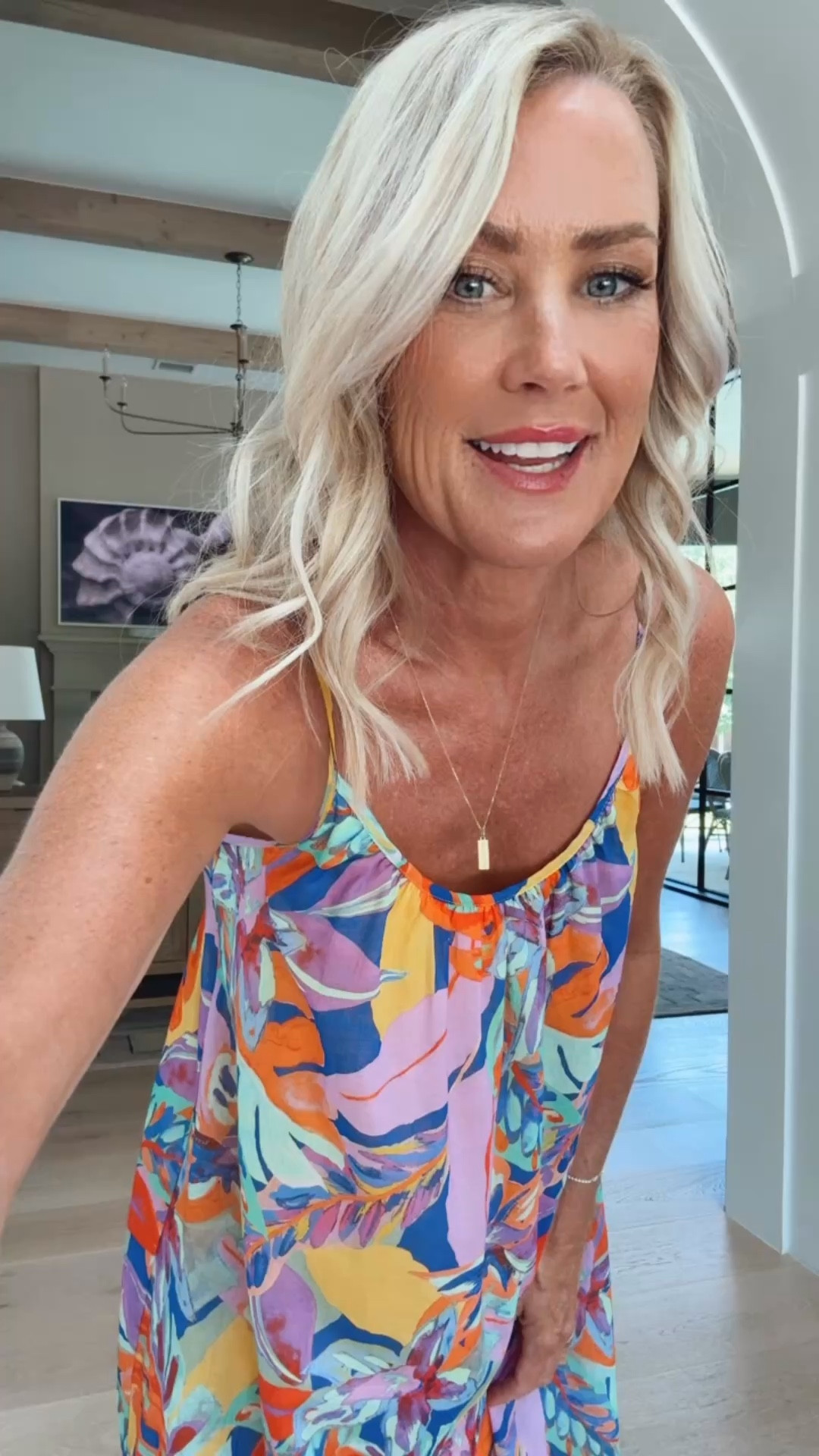 How fun is the dress? Perfect if you have any last-minute summer vacations coming up! 

￼Dress: XS

#LTKootd #LTKgrwm #LTKOver40
