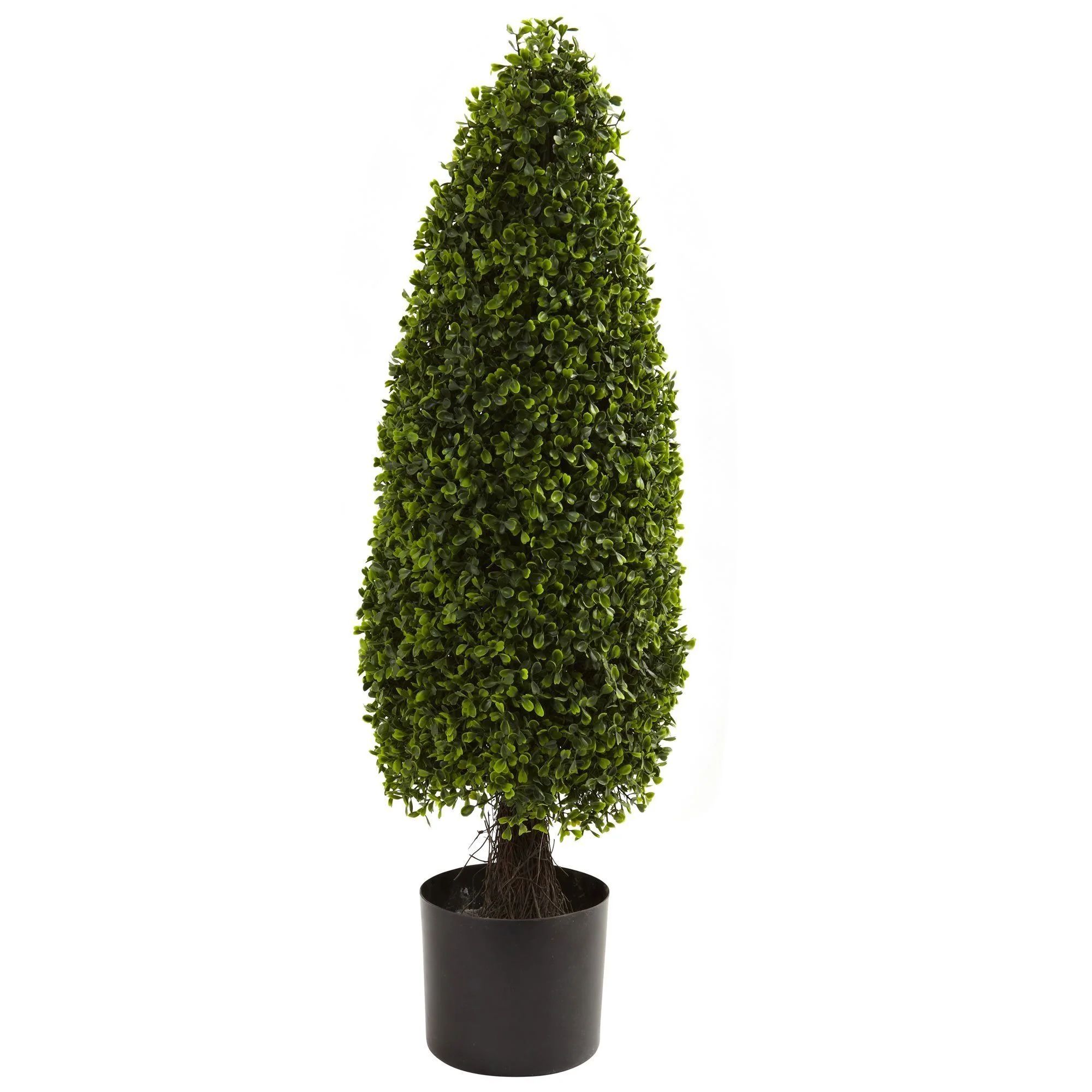 3’ Boxwood Tower Topiary UV Resistant (Indoor/Outdoor) | Nearly Natural | Nearly Natural