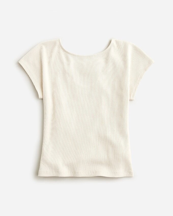 Vintage rib scoopback T-shirt | J. Crew US