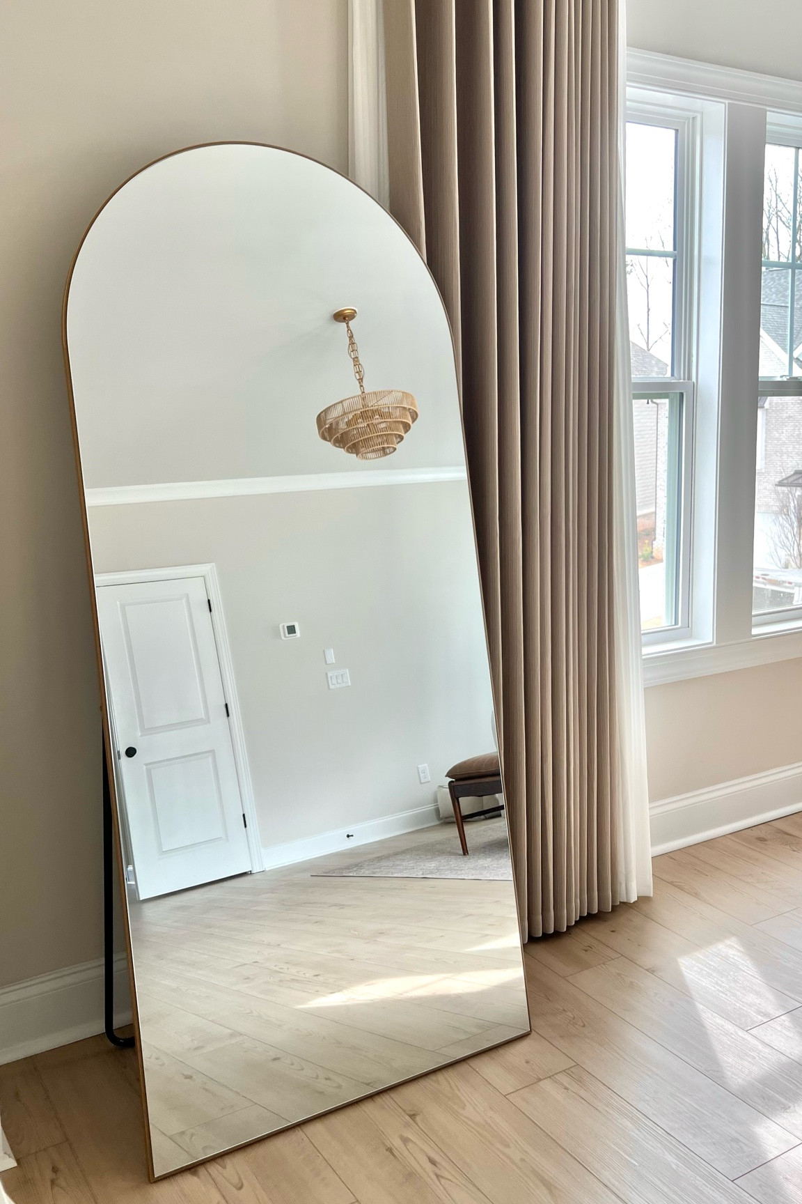 Arched floor mirror. Super affordable piece that’s got functionality and aesthetic!

#LTKhome