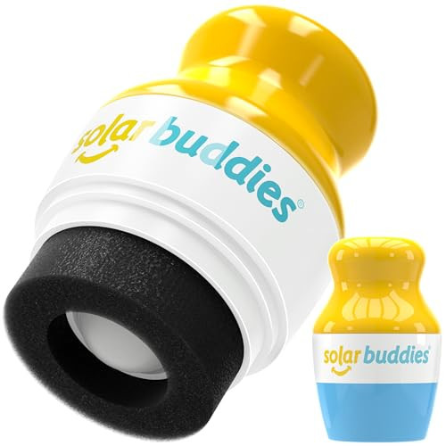 Solar Buddies Sunscreen Applicator - Single Blue - Refillable Roll on Sponge Sunscreen, Suncream & Lotion Applicator For Kids, Adults & Families - Holds 3.4fl oz, Perfect Size for Travel | Amazon (US)