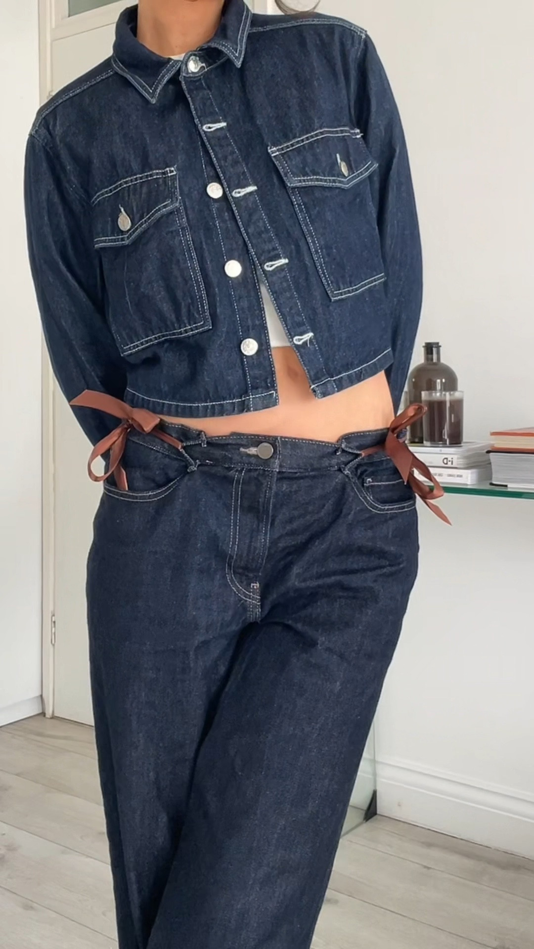 Day 20 

Today is double denim - this isn’t actually a matching set but it’s close enough but these jeans - someone will have to surgically remove them from my body tbh 

#ltkxadidas 

#LTKshoecrush #LTKfindsunder50 #LTKstyletip