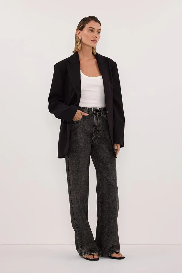 REAGAN 2.0 WASHED BLACK SLOUCHY JEAN | DISSH