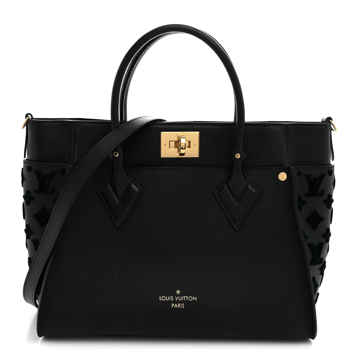Louis Vuitton Calfskin Monogram Tufting On My Side Black 1938713 | FASHIONPHILE (US)